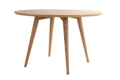 Table à manger ronde frêne D120 cm LIVIA