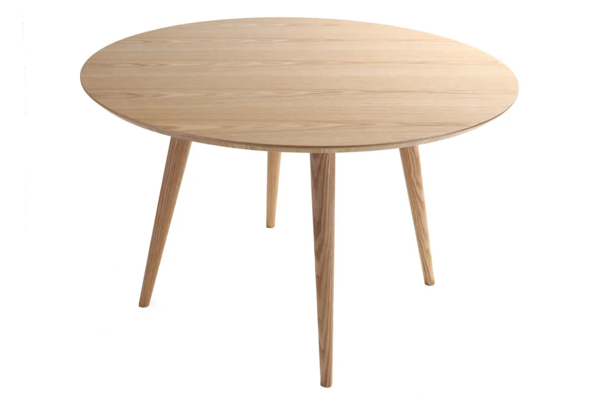 Table à manger ronde frêne D120 cm LIVIA