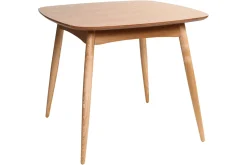 Table à manger scandinave carrée frêne naturel L90 cm BALTIK