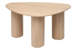 Tables basses gigognes design en bois clair (lot de 2) FOLEEN