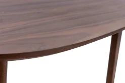 Tables basses gigognes scandinaves bois foncé noyer (lot de 2) ARTIK