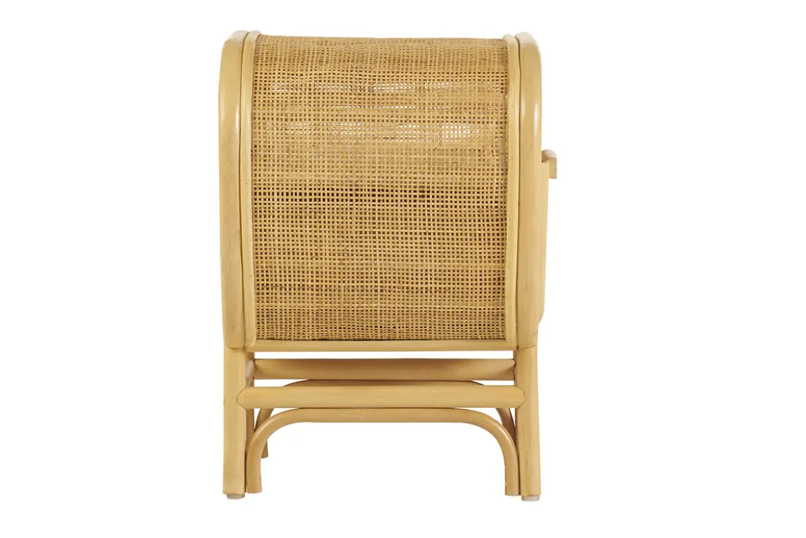 Tables de chevet avec tiroir en rotin (lot de 2) LUWAK