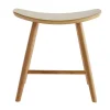 Tabouret bas bois clair H46.5 DEMORY