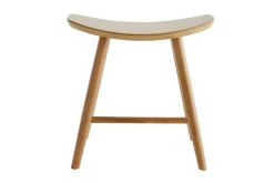 Tabouret bas bois clair H46.5 DEMORY