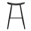 Tabouret de bar bois noir H65 cm DEMORY