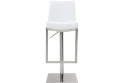 Tabouret de bar design blanc KYLE