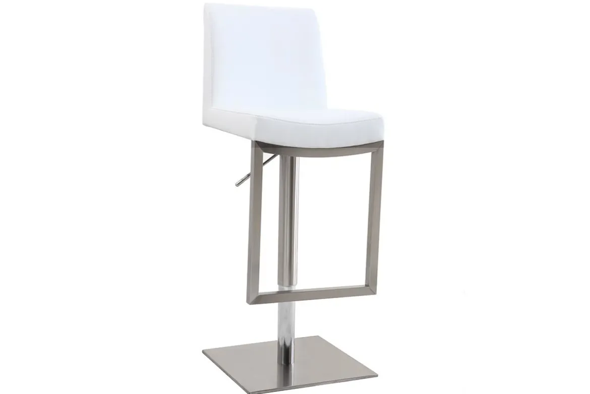 Tabouret de bar design blanc KYLE