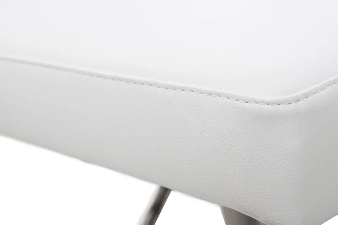 Tabouret de bar design blanc KYLE