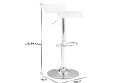 Tabouret de bar design blanc SURF V2