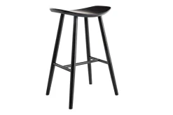 Tabouret de bar design noir 72 cm DEMORY