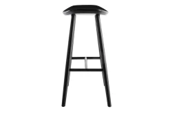 Tabouret de bar design noir 72 cm DEMORY