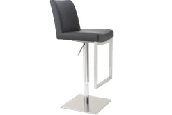Tabouret de bar design noir KYLE