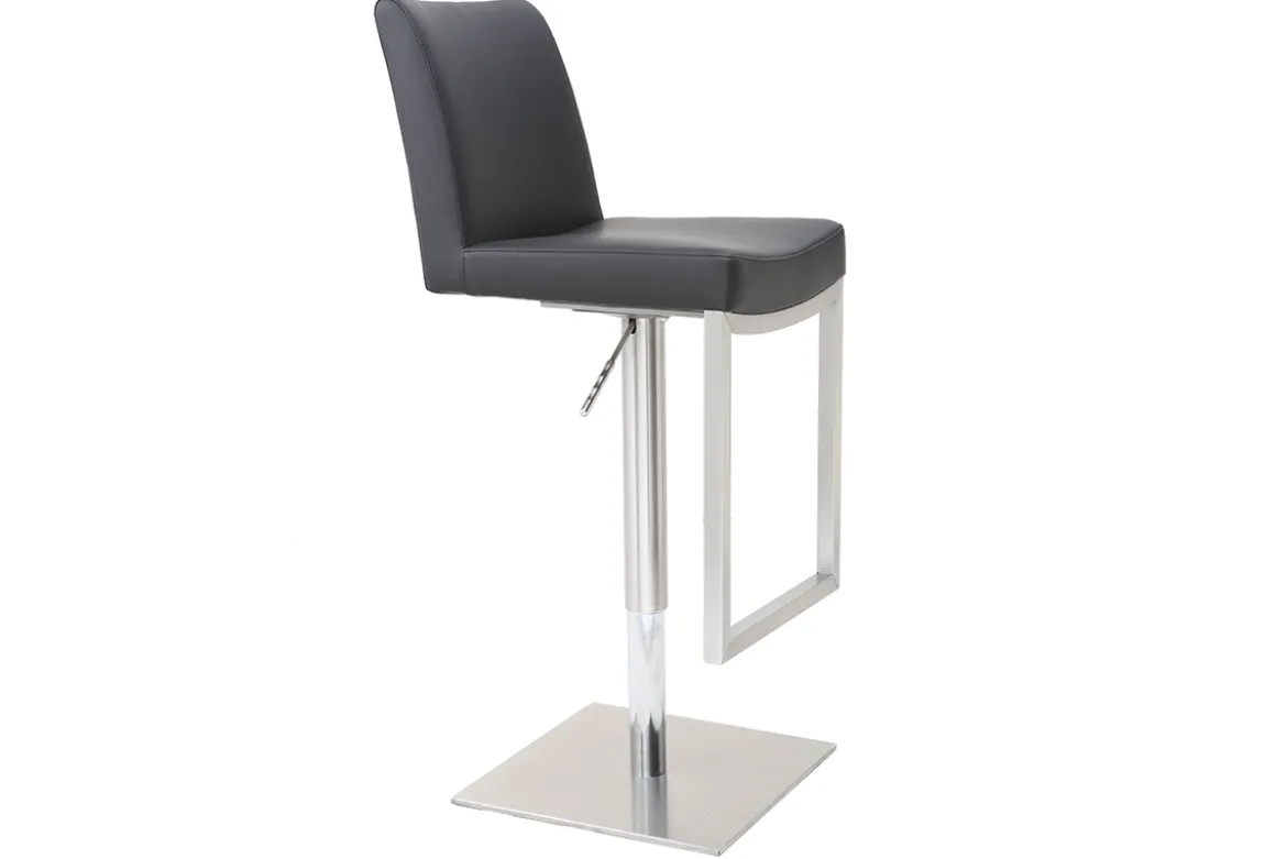 Tabouret de bar design noir KYLE