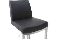Tabouret de bar design noir KYLE