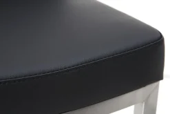 Tabouret de bar design noir KYLE
