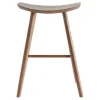 Tabouret de bar design noyer H65 cm DEMORY