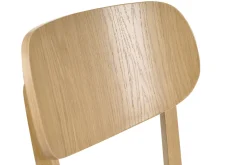 Tabouret de bar en bois clair chêne et tissu effet velours texturé vert kaki H65 cm LUCIA