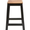 Tabouret de bar industriel noir 65 cm NICK
