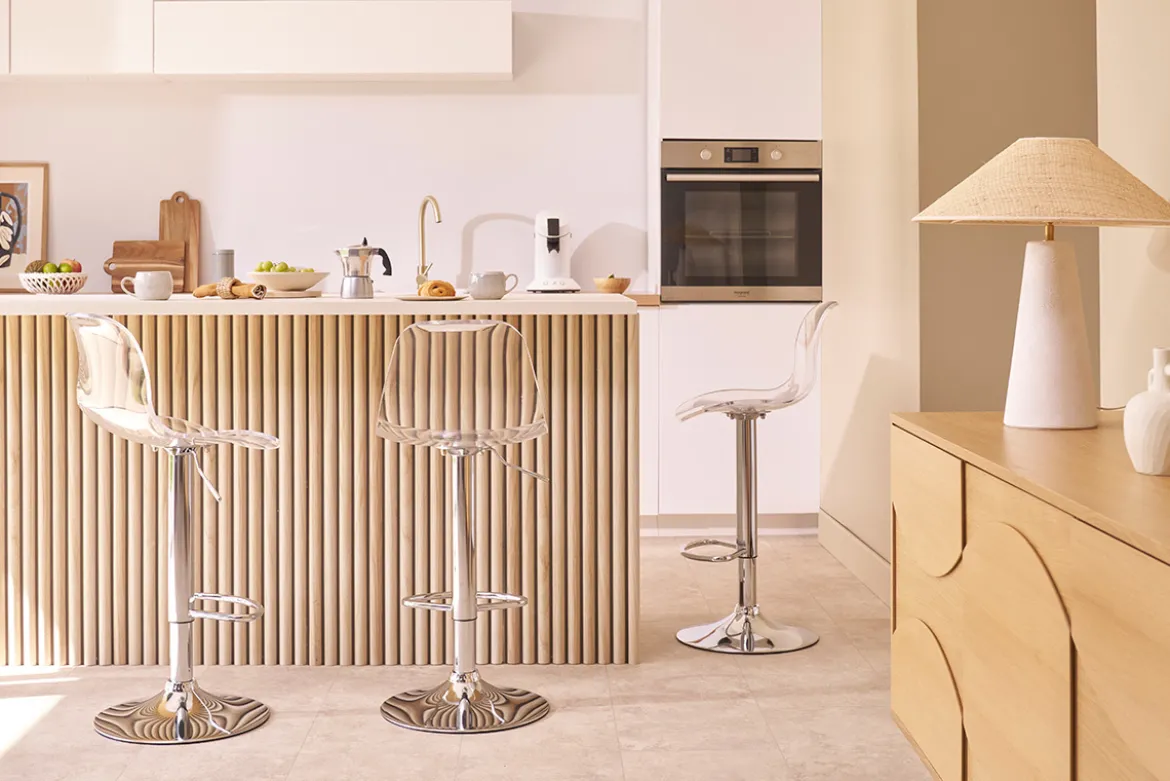 Tabouret de bar transparent GALILEO