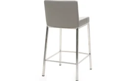 Tabouret design gris H66 cm (lot de 2) EPSILON