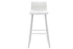 Tabourets de bar design blanc 76 cm (lot de 2) ONA