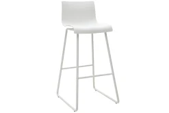 Tabourets de bar design blanc 76 cm (lot de 2) ONA