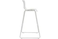 Tabourets de bar design blanc 76 cm (lot de 2) ONA