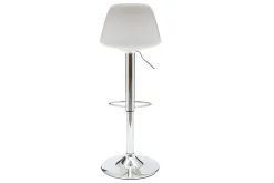 Tabourets de bar design blancs (lot de 2) STEEVY