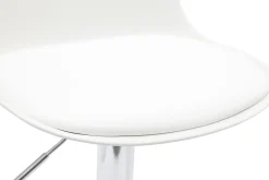 Tabourets de bar design blancs (lot de 2) STEEVY
