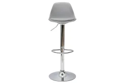 Tabourets de bar design gris clair (lot de 2) STEEVY
