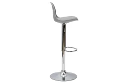 Tabourets de bar design gris clair (lot de 2) STEEVY
