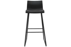 Tabourets de bar design noir 76 cm (lot de 2) ONA