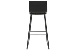 Tabourets de bar design noir 76 cm (lot de 2) ONA