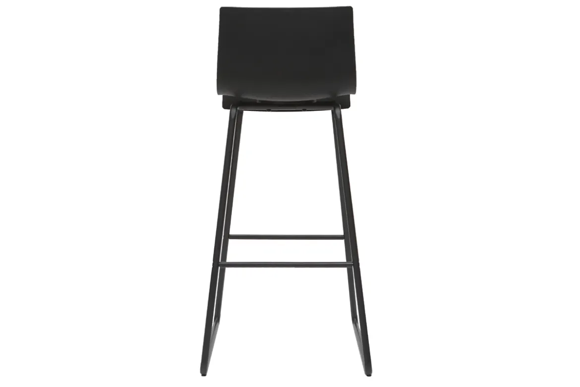 Tabourets de bar design noir 76 cm (lot de 2) ONA