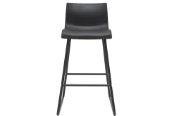 Tabourets de bar design noir 65 cm (lot de 2) ONA