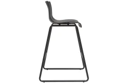 Tabourets de bar design noir 65 cm (lot de 2) ONA
