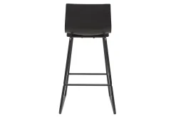 Tabourets de bar design noir 65 cm (lot de 2) ONA