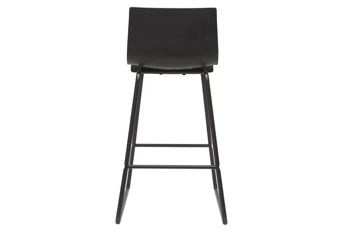 Tabourets de bar design noir 65 cm (lot de 2) ONA