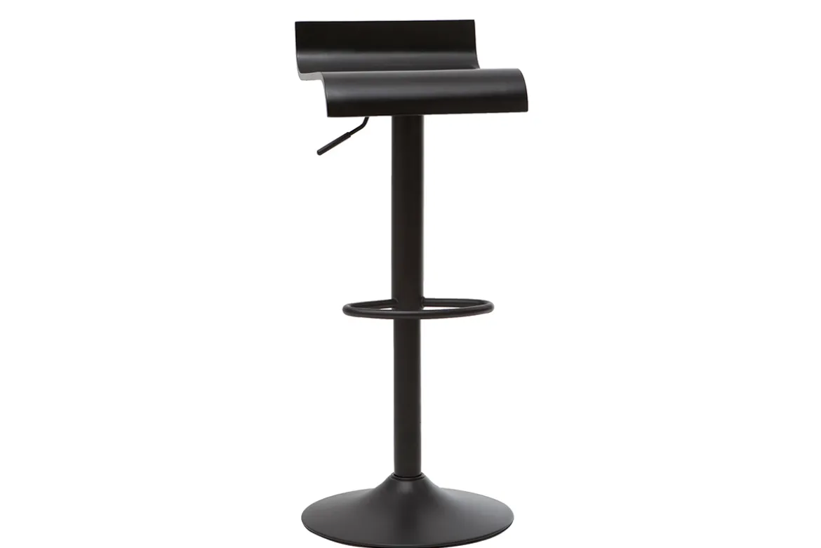 Tabourets de bar design noirs (lot de 2) SURF