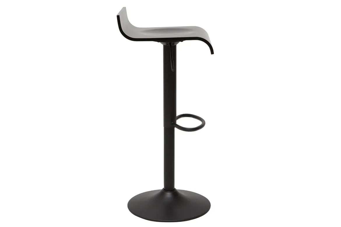 Tabourets de bar design noirs (lot de 2) SURF