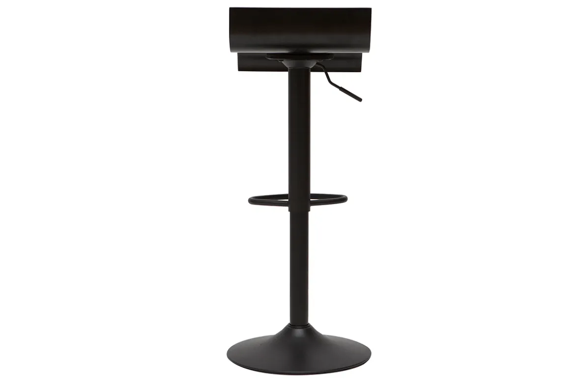 Tabourets de bar design noirs (lot de 2) SURF