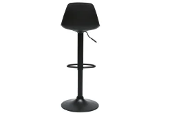 Tabourets de bar design noirs (lot de 2) STEEVY
