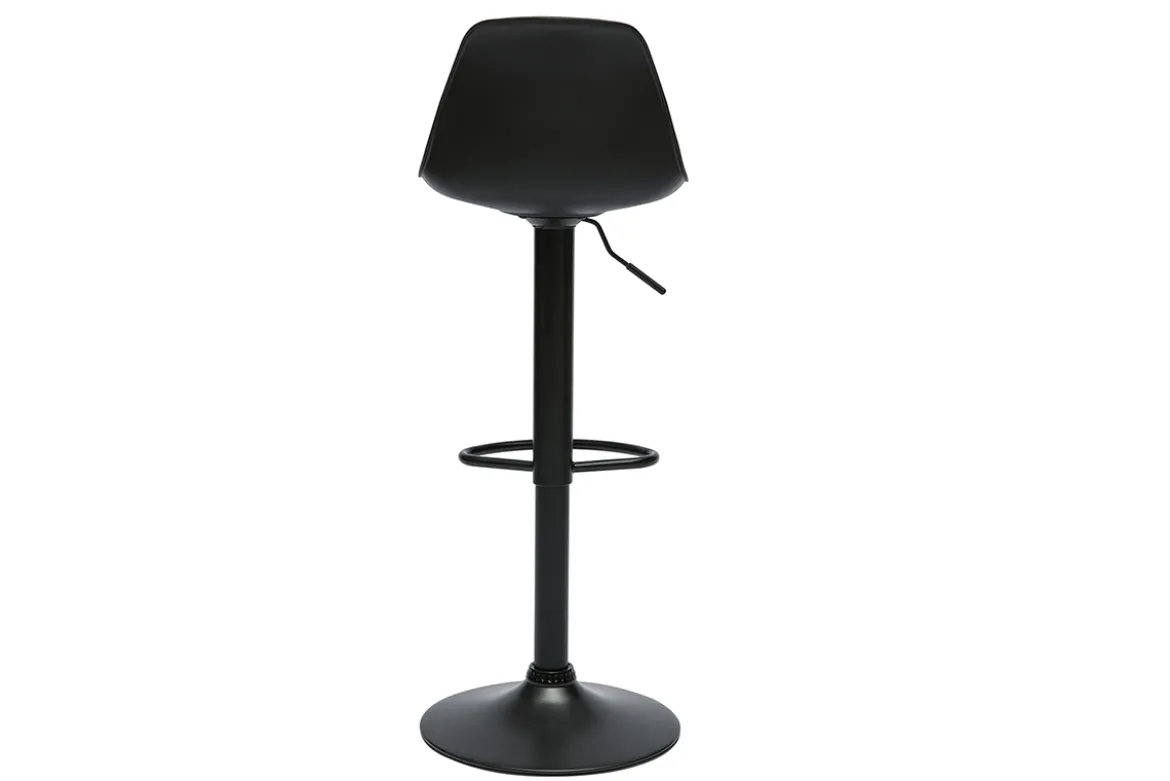 Tabourets de bar design noirs (lot de 2) STEEVY