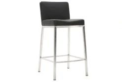Tabourets de bar design noirs H66 cm (lot de 2) EPSILON