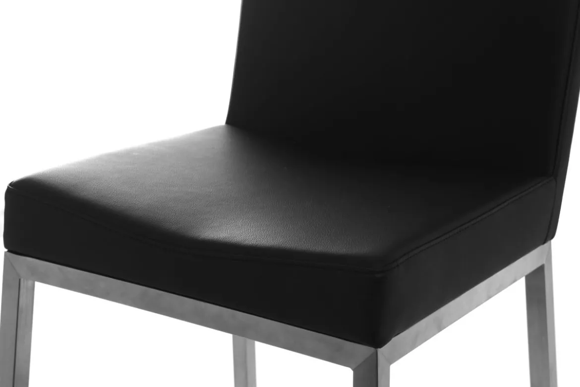 Tabourets de bar design noirs H66 cm (lot de 2) EPSILON