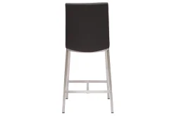 Tabourets de bar design noirs H70 cm (lot de 2) OLLY