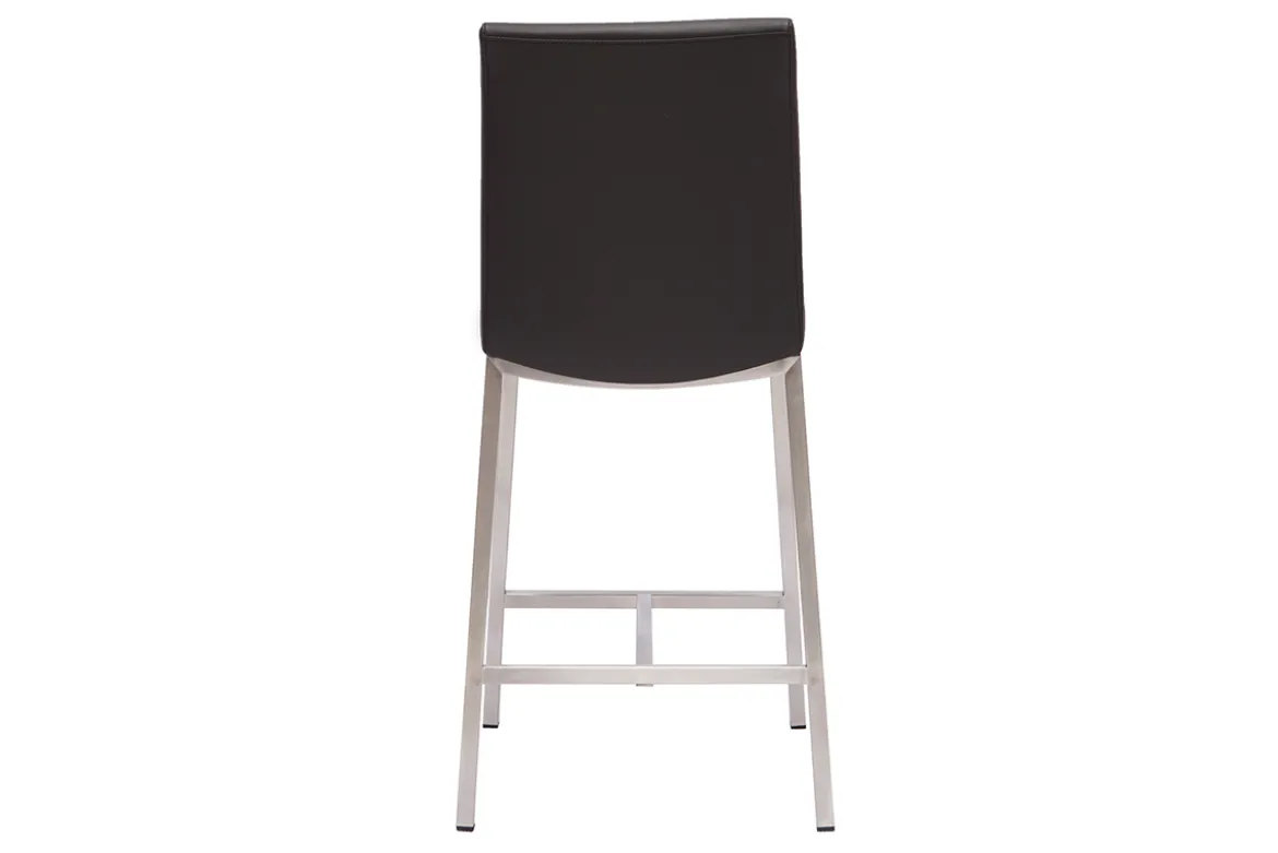 Tabourets de bar design noirs H70 cm (lot de 2) OLLY
