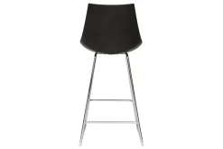 Tabourets de bar design noirs 65 cm (lot de 2) JUNE