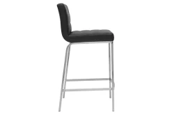 Tabourets de bar design noirs 66 cm (lot de 2) TOMY