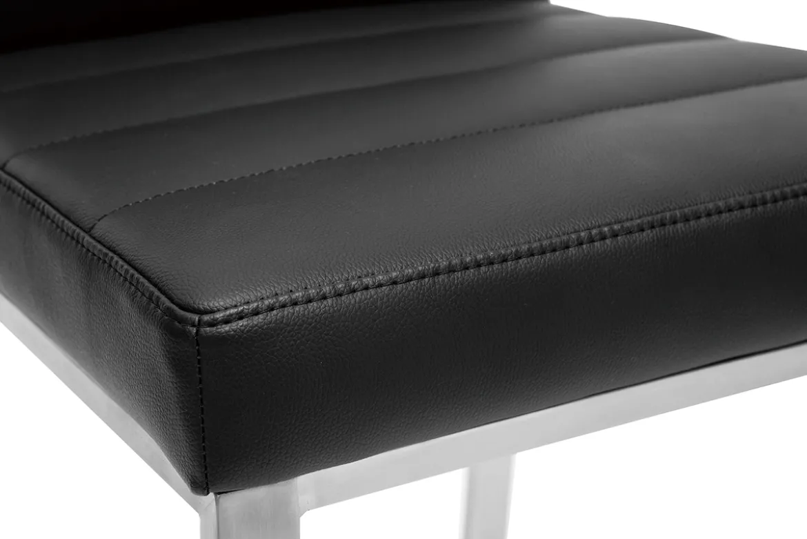 Tabourets de bar design noirs 66 cm (lot de 2) TOMY